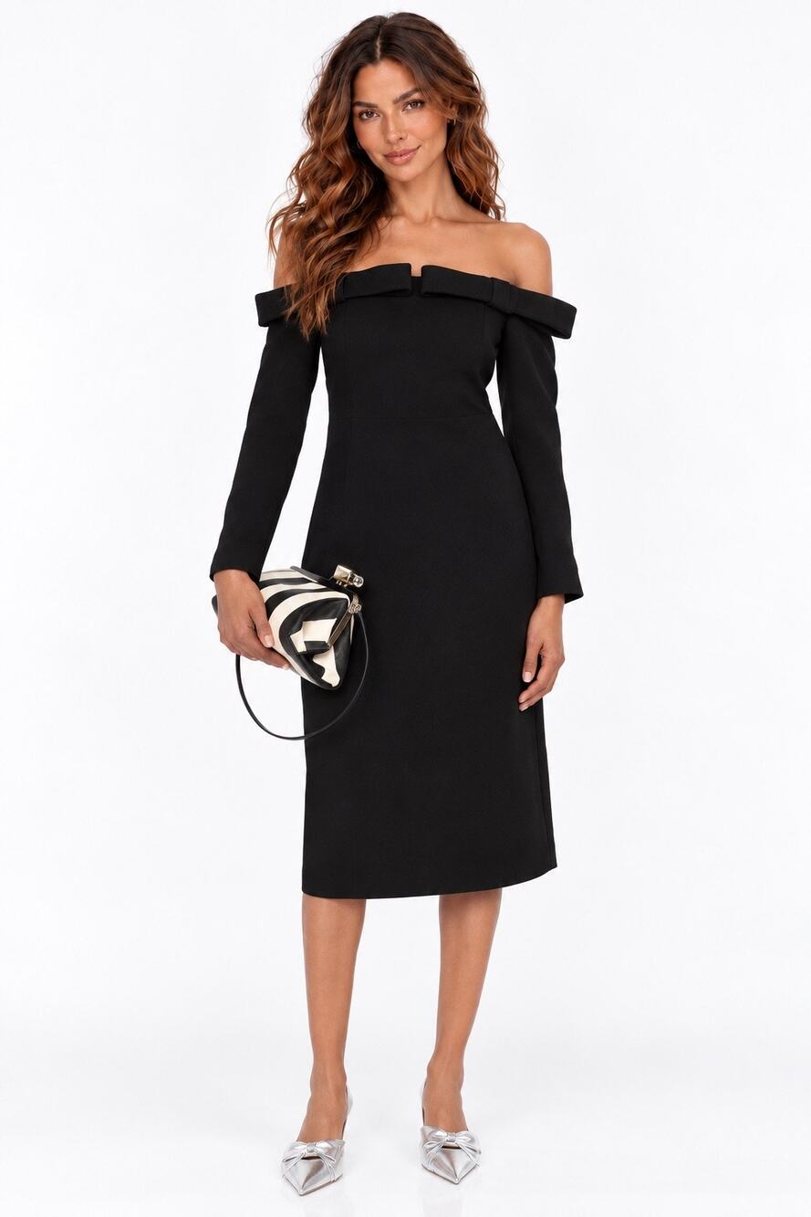 NWT Nº21 (Numero Ventuno) Off-Shoulder Midi Dress 42/6